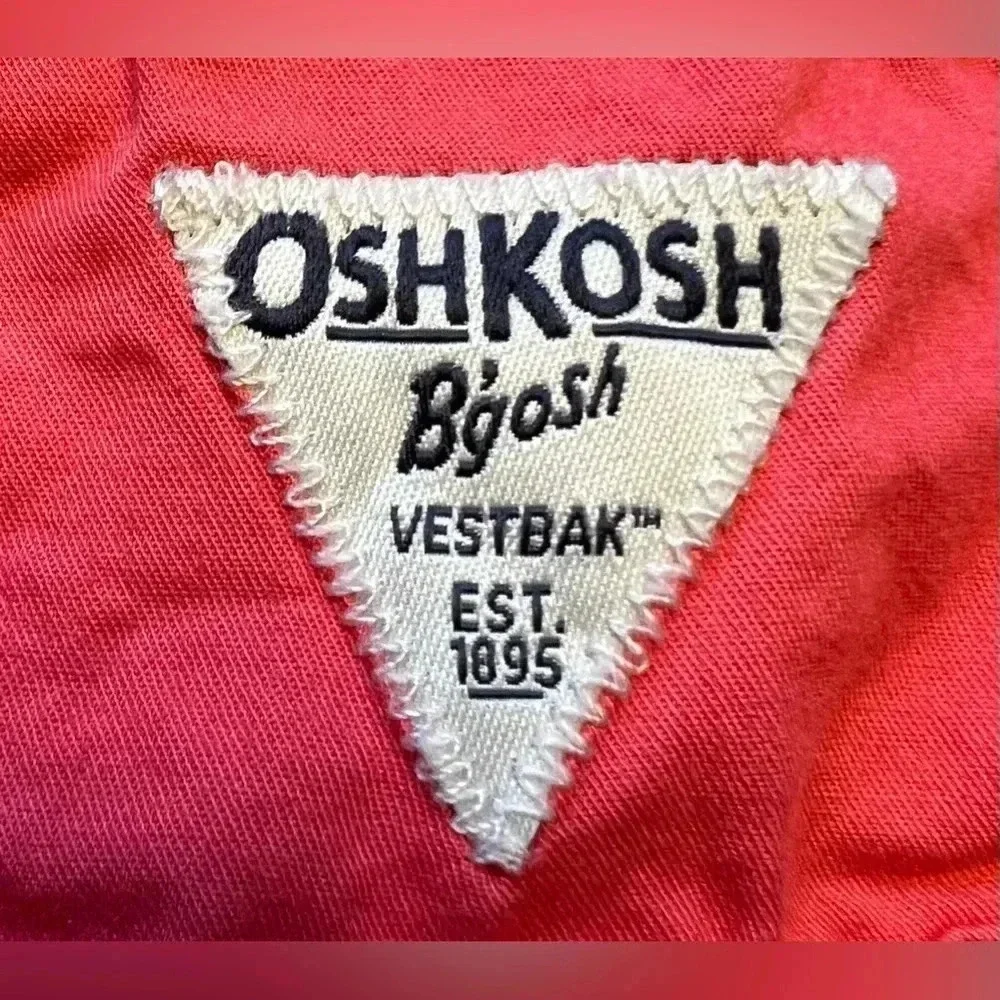 OSHKOSH B’gosh | Vestbak, baby girls overalls. Size: 6M